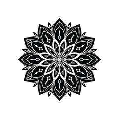 Ornate Mandala Floral Decorative Vector Pattern