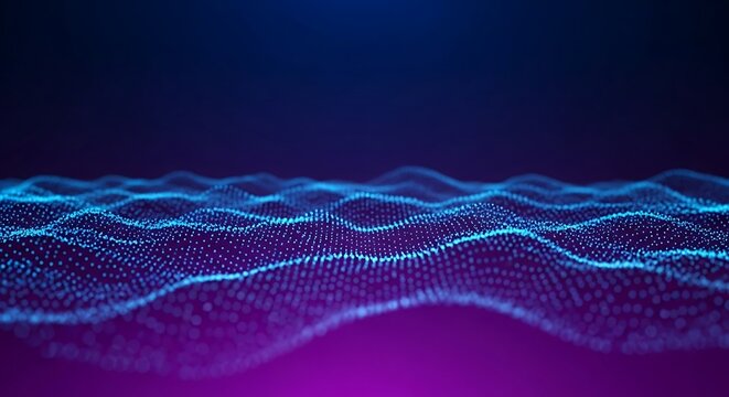 abstract blue wave background