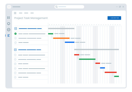 Gantt chart for project task management visualizes project timelines dependencies tool for project managers teams software application