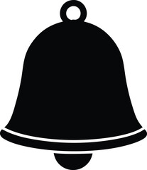 Notification bell symbol vector graphic