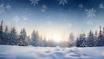Winter Christmas Background