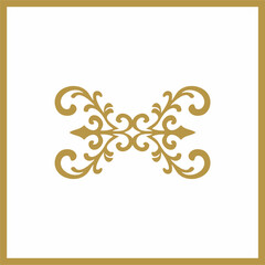 Vintage Ornamental Vector Design &mdash; Classic Decorative Floral and Baroque Pattern