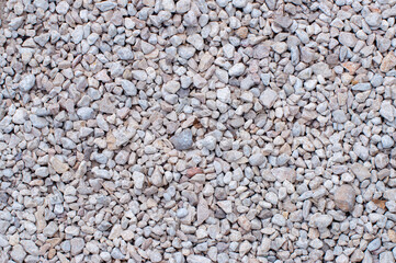 Natural small gravel stones background texture