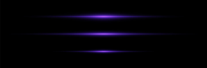 Horizontal stripes of light, line rays effect.