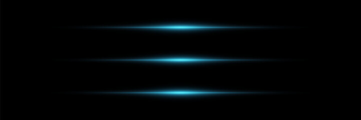 Horizontal stripes of light, line rays effect.