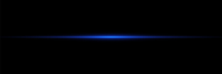 Blue magical stripes of light and horizontal line effect.