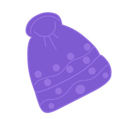 winter hat vector