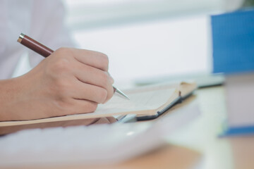 Real estate agents discuss real estate investment and mortgage plans, and provide financial advice...