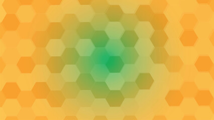 Abstract geometric design with vibrant color palette and bold typography