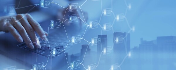 Blockchain Network Security and Data Encryption in Digital Transactions.