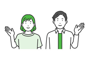 案内,クリエイター私服男女