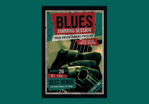 Blues Music Flyer