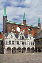 Obraz premium Lubeck Town Hall, Germany