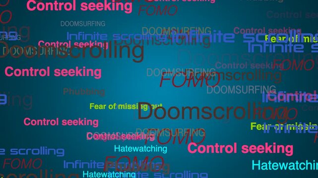 Social media negative mental anxiety fears overlays appear randomly