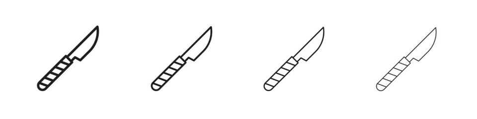 Scalpel icon set in line style. symbol in outline style