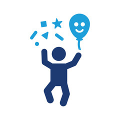 Fototapeta premium Happiness icon