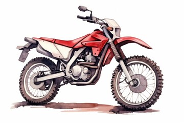 Fototapeta premium Motorcycle vehicle wheel white background.