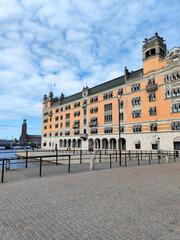 Naklejka premium Stockholm, Sweden, in bright summer day