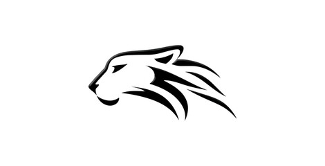 Abstract line art illustration minimalist design concept