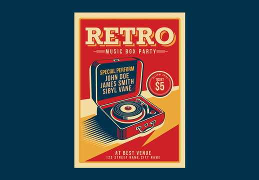 Retro Music Box Party