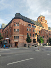 Fototapeta premium Stockholm, Sweden, in bright summer day