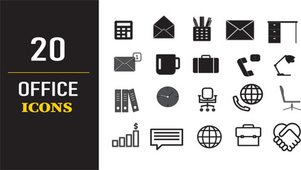 Business people, human resources, office management - thin line web icon set. Outline icons collection. Simple vector illustration