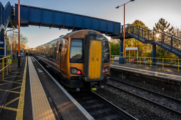 British Rail Great British railways passenger commuter suburban rural railway line West Midlands England UK