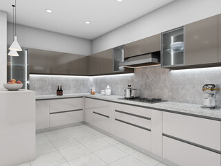 A brown and beige kitchen is a timeless, inviting space that blends natural warmth with sophisticated neutrality. It can be styled to create a range of aesthetics, from cozy and rustic to chic and mod