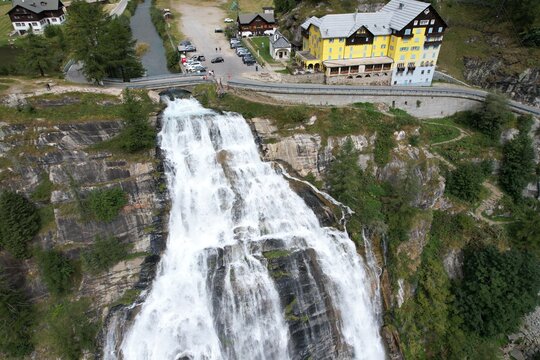 Wasserfall Cascata del Toce Val Formazza Italien Piemont