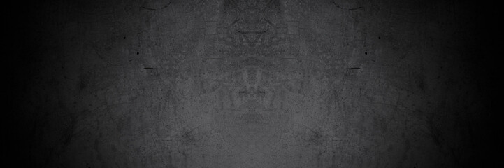 Old wall texture cement dark black gray background abstract grey color design are light with white gradient background.