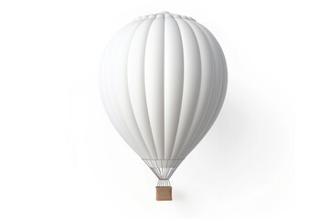 Fototapeta premium White Air Balloon balloon aircraft vehicle.