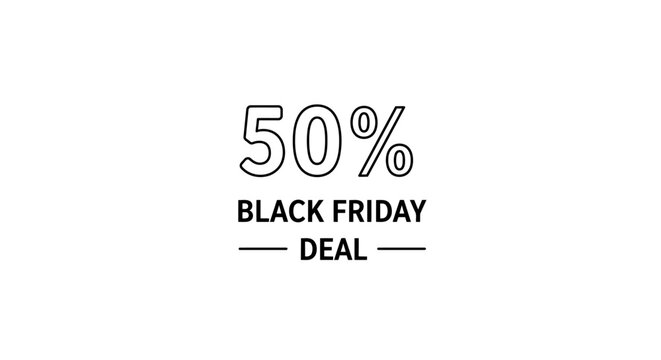 Black Friday Deal with 50 Discount Offer.