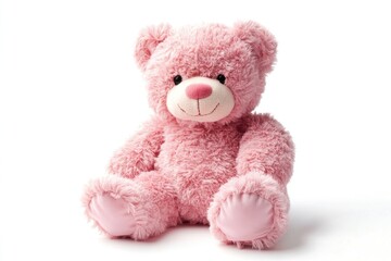 Pink teddy bear toy children's adorable.