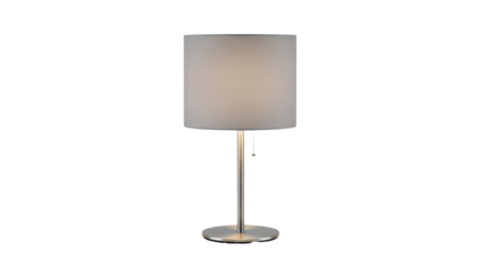 Modern table lamp illuminates a living space isolated PNG with Transparent Background