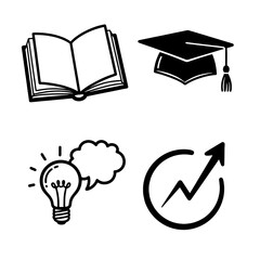 Education and Growth Symbols
