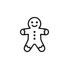 gingerbread cookie icon
