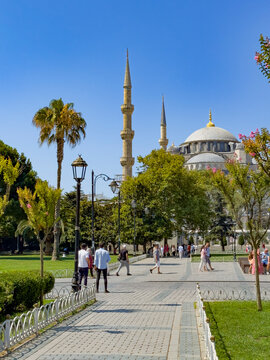 Sultan Ahmet Moschee (Blauen Moschee.) Istanbul. T&uuml;rkei.