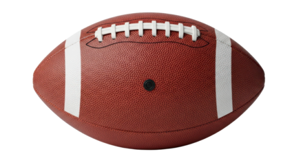American football ready for the game isolated PNG with Transparent Background