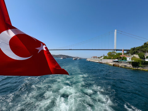 Blick auf die Rumeli-Festung (Rumeli Hisarı) Istanbul, T&uuml;rkei.