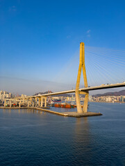 Busan Harbor Bridge, Busan. Südkorea
