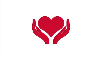 A heart embraced by hands represents love, empathy, and emotional support. This logo is perfect for a charity or therapeutic service focused on kindness and psychological comfort