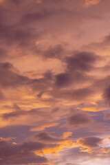 Abstract and pattern of cloud sky Calming coral, Orange, Trend color of the year background