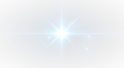 Bright flare and shine burst overlay