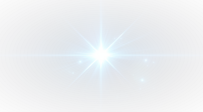 Bright flare and shine burst overlay