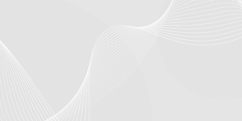 Modern background with dynamic wavy lines, Digital future technology concept background, vector art