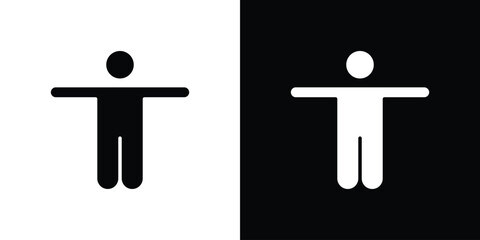 Stable icon black silhouette pack. black and white icons