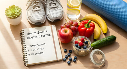 Healthy Lifestyle Guide Essential Steps for a Balanced Life with Food and Fitness