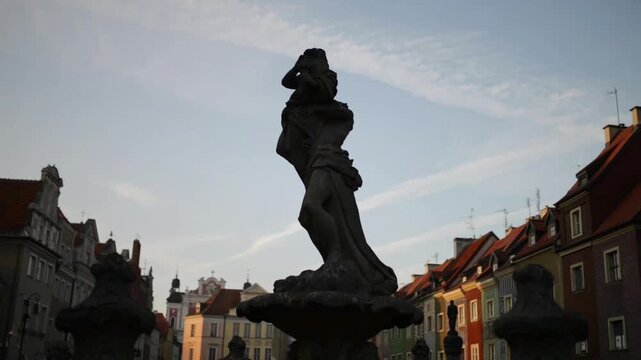 Proserpine Fountain in Poznan, Poland