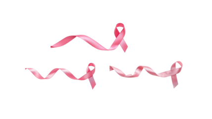 Pink health ribbon png