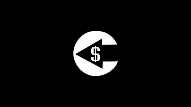 decrease icon. Reduce costs sign and symbol design background.